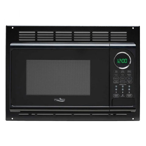 HighPointe .9 CU FT 900-Watt Built-in Microwave w/ Turn Table with Trim Kit-Black EM925ACW (replacement for EM925RCW-B)