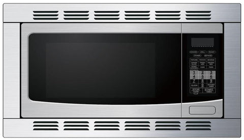 High Pointe 1.1 CU FT 1000-Watt Built-in Convection Microwave with Trim Kit - Stainless Steel EC028KD7