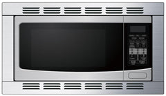 1.1 Cu. Ft. 1000 W Mid Size Microwave Oven Pre-programmed White Stainless  Steel